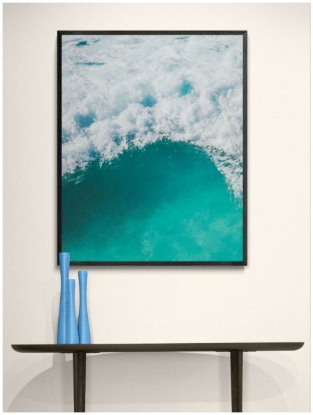 Бирюзовые постеры для интерьера