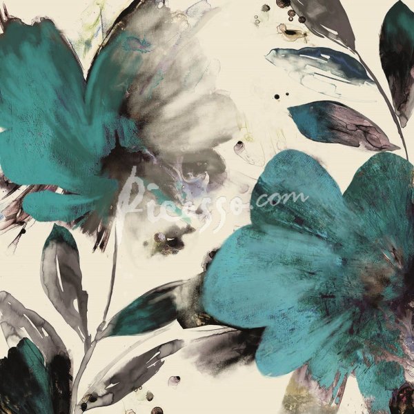 Абстракция в бирюзовых тонах