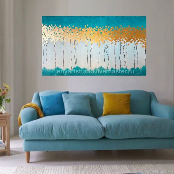 Живопись в березовых тонах