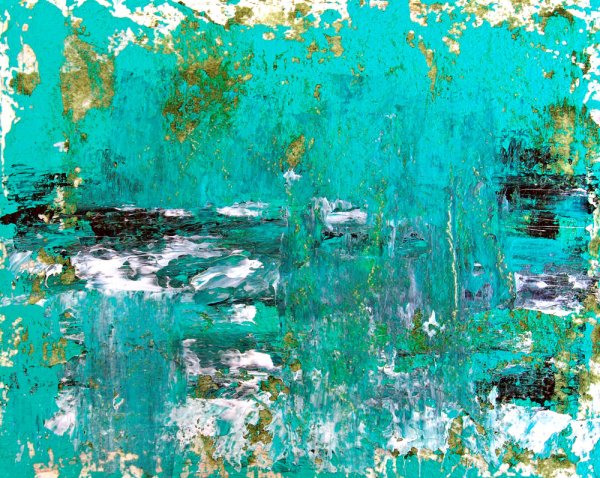 Бирюзовое панно на стену