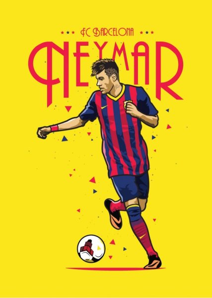 Постер Барселона город