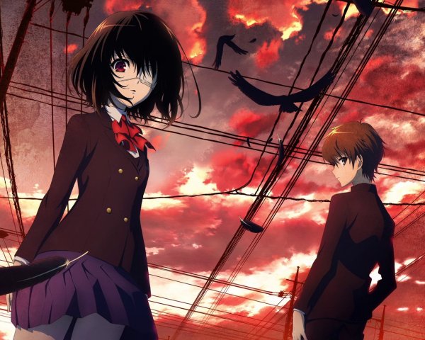 Иная Мисаки Мэй и Сакакибара