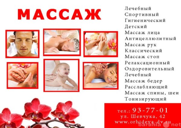 Плакаты по массажу