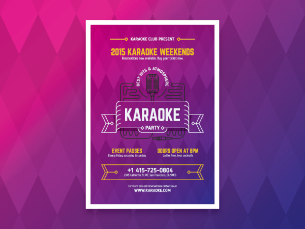 Открытие караоке