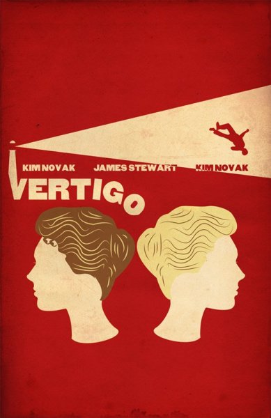 Головокружение фильм 1958 Постер