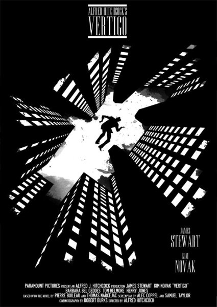 Головокружение фильм 1958 Постер