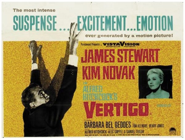 Головокружение Хичкок Постер