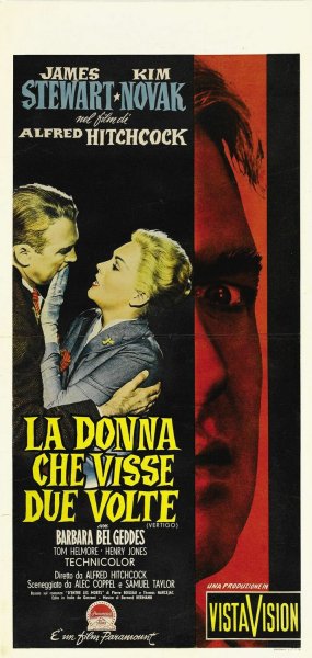 Головокружение фильм Хичкок Постер