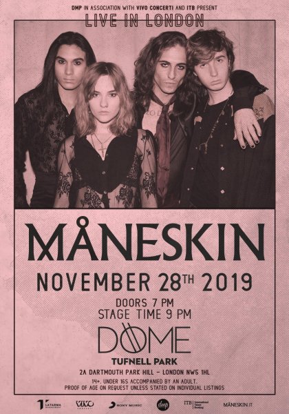 Плакаты с группой Maneskin