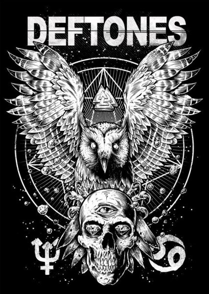 Deftones группа Постер