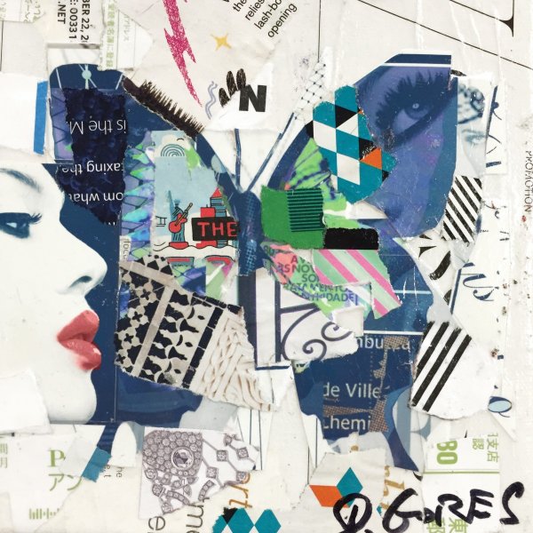 Стена мятая бумага