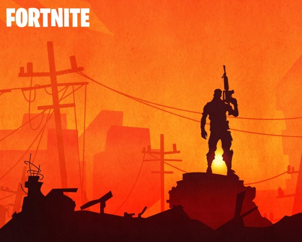 Fortnite плакат
