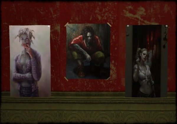 Vampire the Masquerade Bloodlines плакат с Жаннет