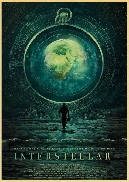 Красивые постеры фильма Интерстеллар