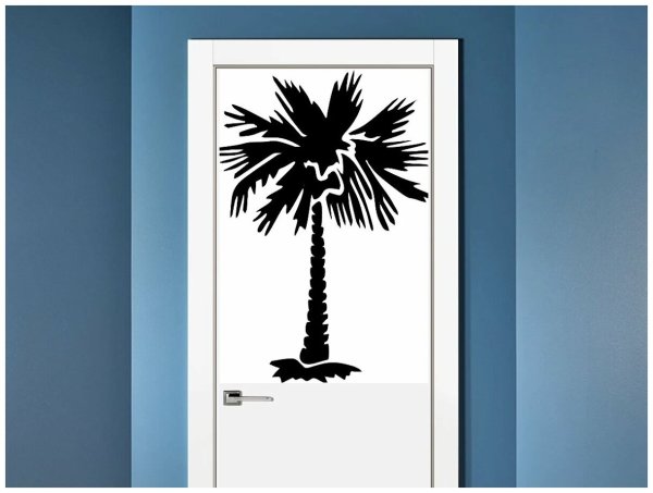 Постер листья пальмы