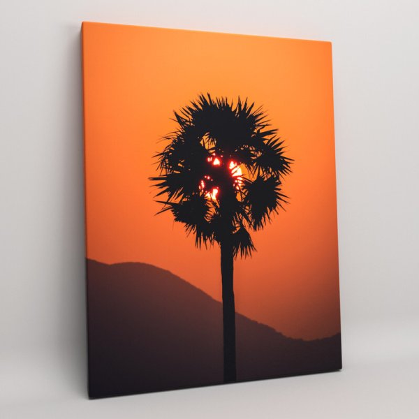 Постер пальмовые листья