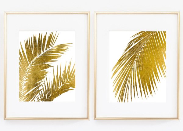 Постер тропические листья