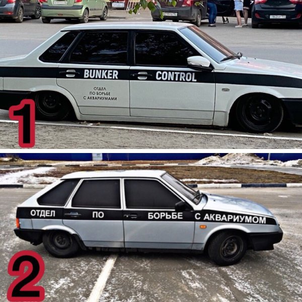 Наклейки на авто отдел по борьбе