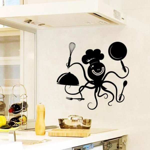 Наклейки на стену на кухню