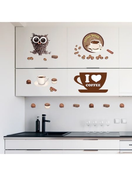 Трафареты для кухни на стену