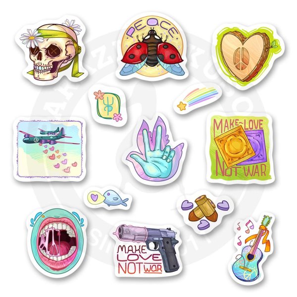 Дизайнерские Стикеры