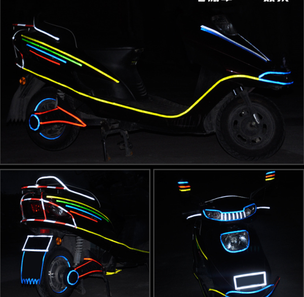 Светоотражающие ленты на мотоцикл