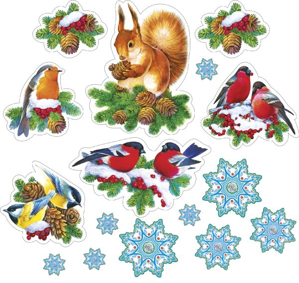 Милые новогодние Стикеры