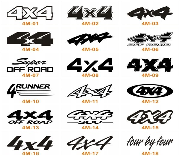Наклейки на ниву Шевроле 4х4