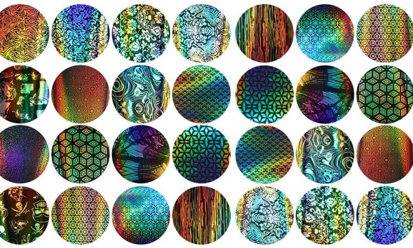 Защитные голографические наклейки