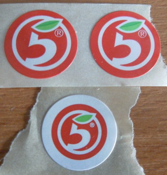 Наклейки нашивки из Пятерочки