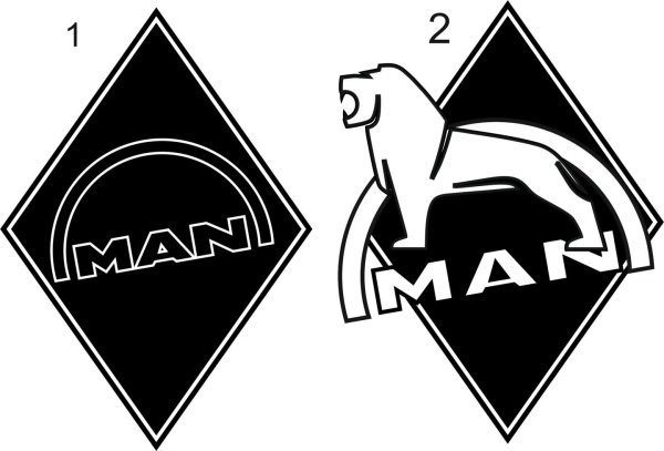 Наклейка man