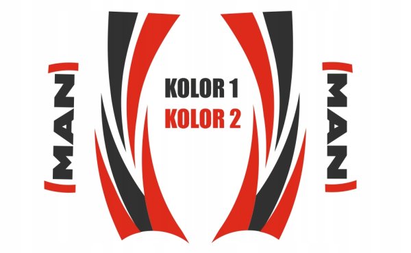 Наклейки на грузовик man