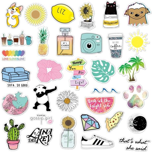 Стикеры Эстетика Пинтерест