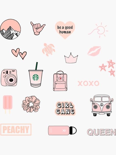 Эстетичные наклейки