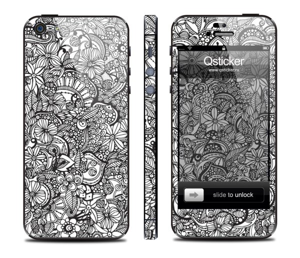 Наклейка на заднюю крышку телефона