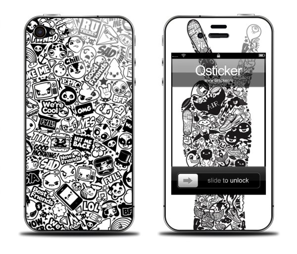 Наклейки на чехол для телефона