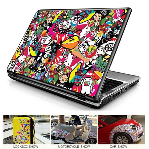 Стикербомбинг на ноутбук