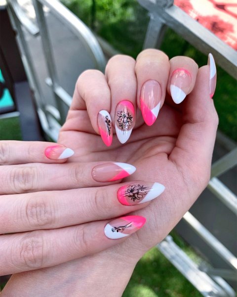 Маникюр со слайдерами