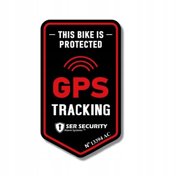 Наклейка GPS сигнализация