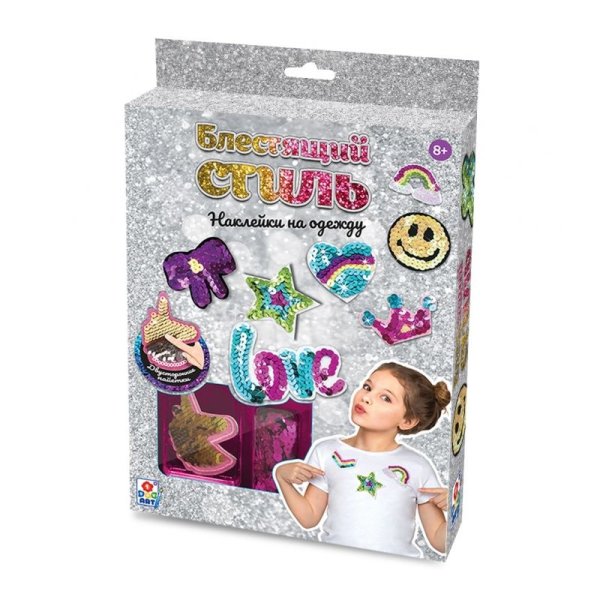 1 Toy наклейки на одежду блестящий стиль (т15694)