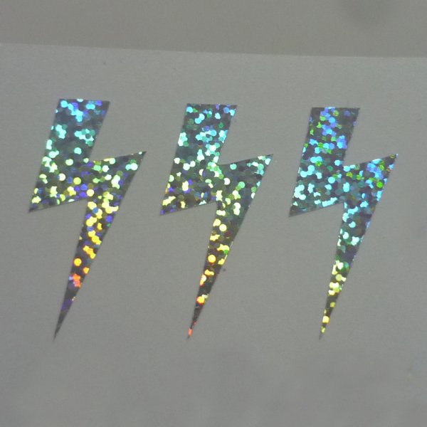 Наклейки с блестками