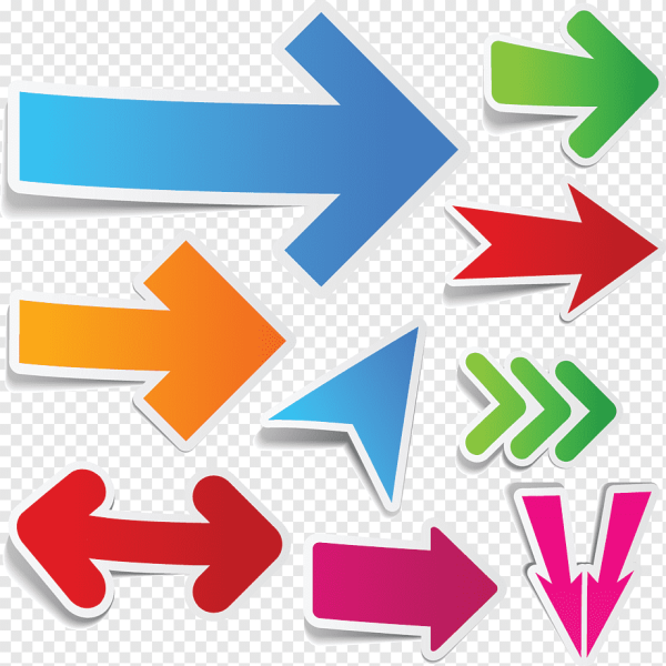 Наклейка стрелочка