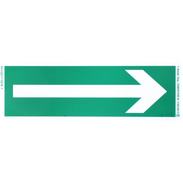 Стрелка на белом фоне знак