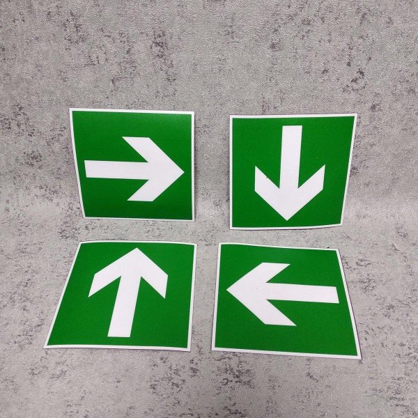 Наклейка направляющая стрелка