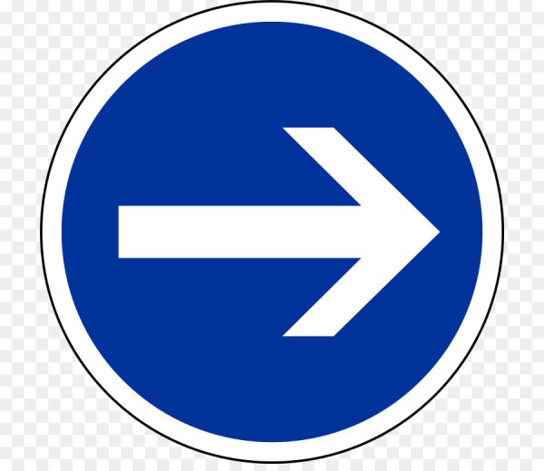 Дорожный знак стрелка