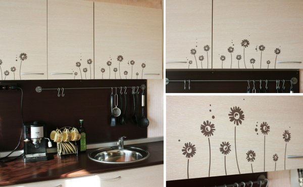 Наклейки на кухонный гарнитур