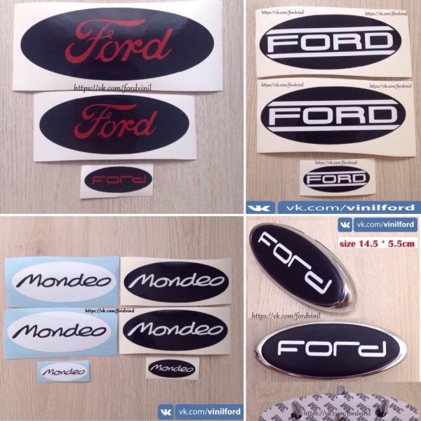 Виниловые наклейки Форд
