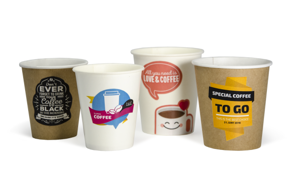 Наклейки на стаканы для кофе