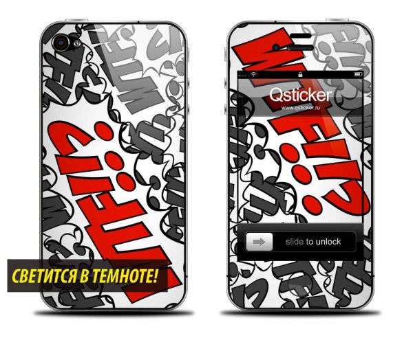 Наклейки на айфон