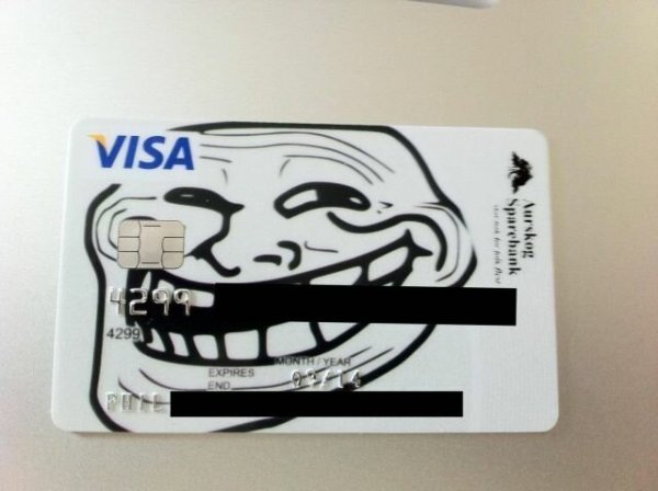 Смешные банковские карты